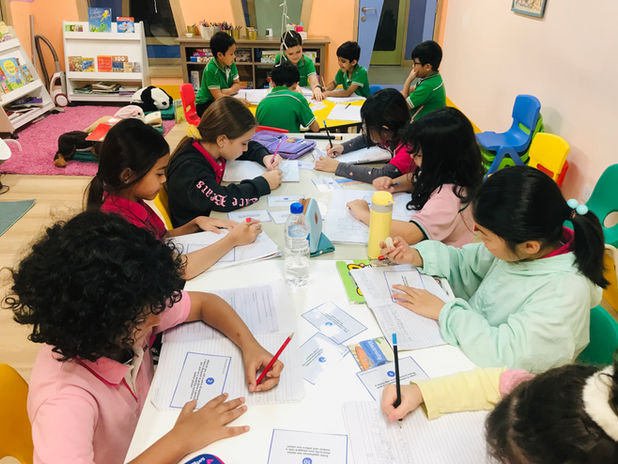 Children taking part in Forest Studies